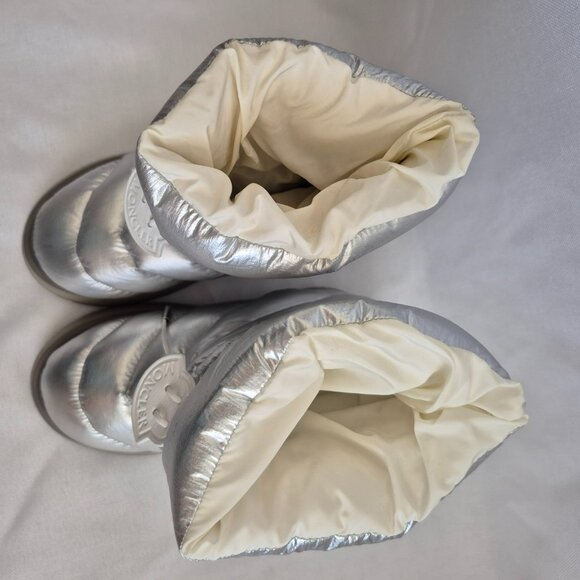 MONCLER GAIA MID SNOW BOOT METALLIC EURO SIZE 36 - Picture 4 of 7